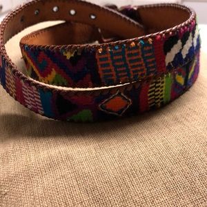 Woven belt artisanal belt